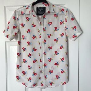 Play station bottom down shirt logo size S
